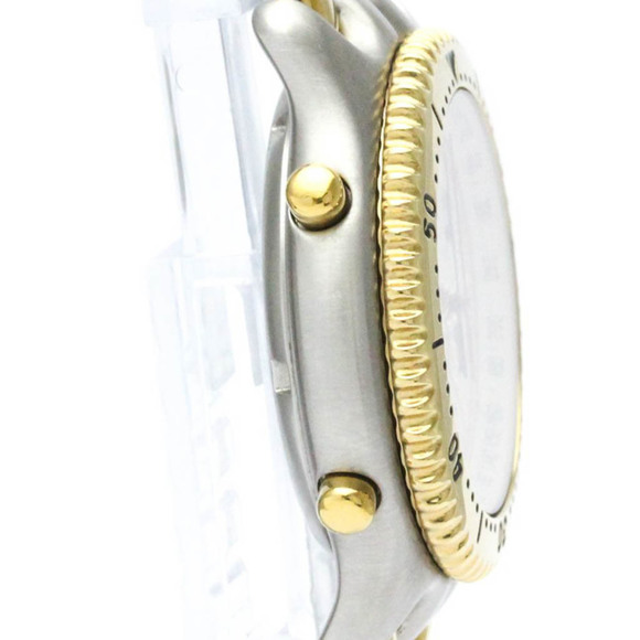 Polished TAG HEUER Sel Chronograph Gold Plated Steel Mens Watch CG1123 BF565501 - Picture 9 of 9